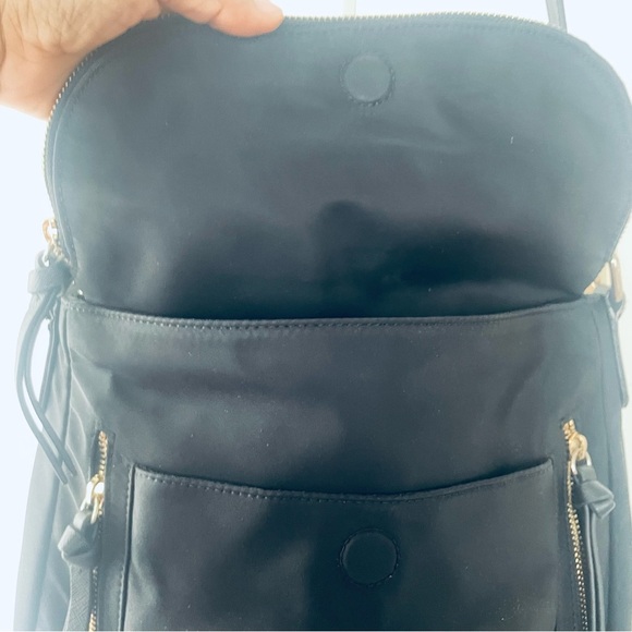 KARL LAGERFELD BLACK CROSSBODY SHOULDER BAG INVISIBLE MAGNETIC CLOSURE WOMEN BAG - Picture 7 of 15